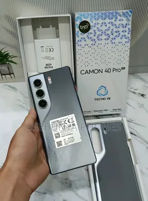 New Tecno Camon 40 Pro 5G 256 GB Black
