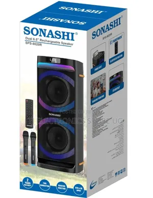 Sonashi 8020 Dual Microphone Rechargeable Speaker