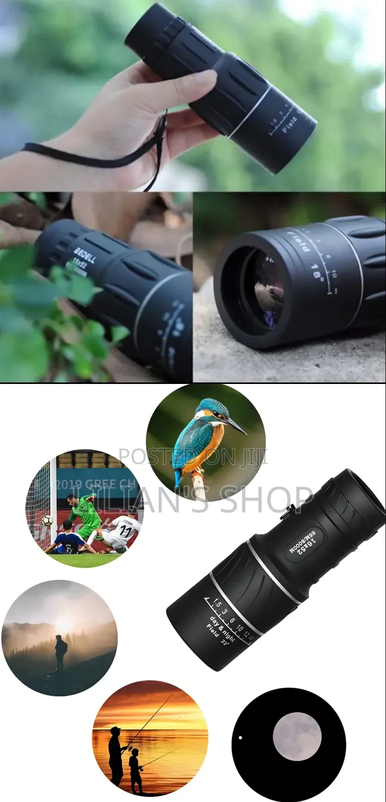 Handheld Monocular Zoom Telescope