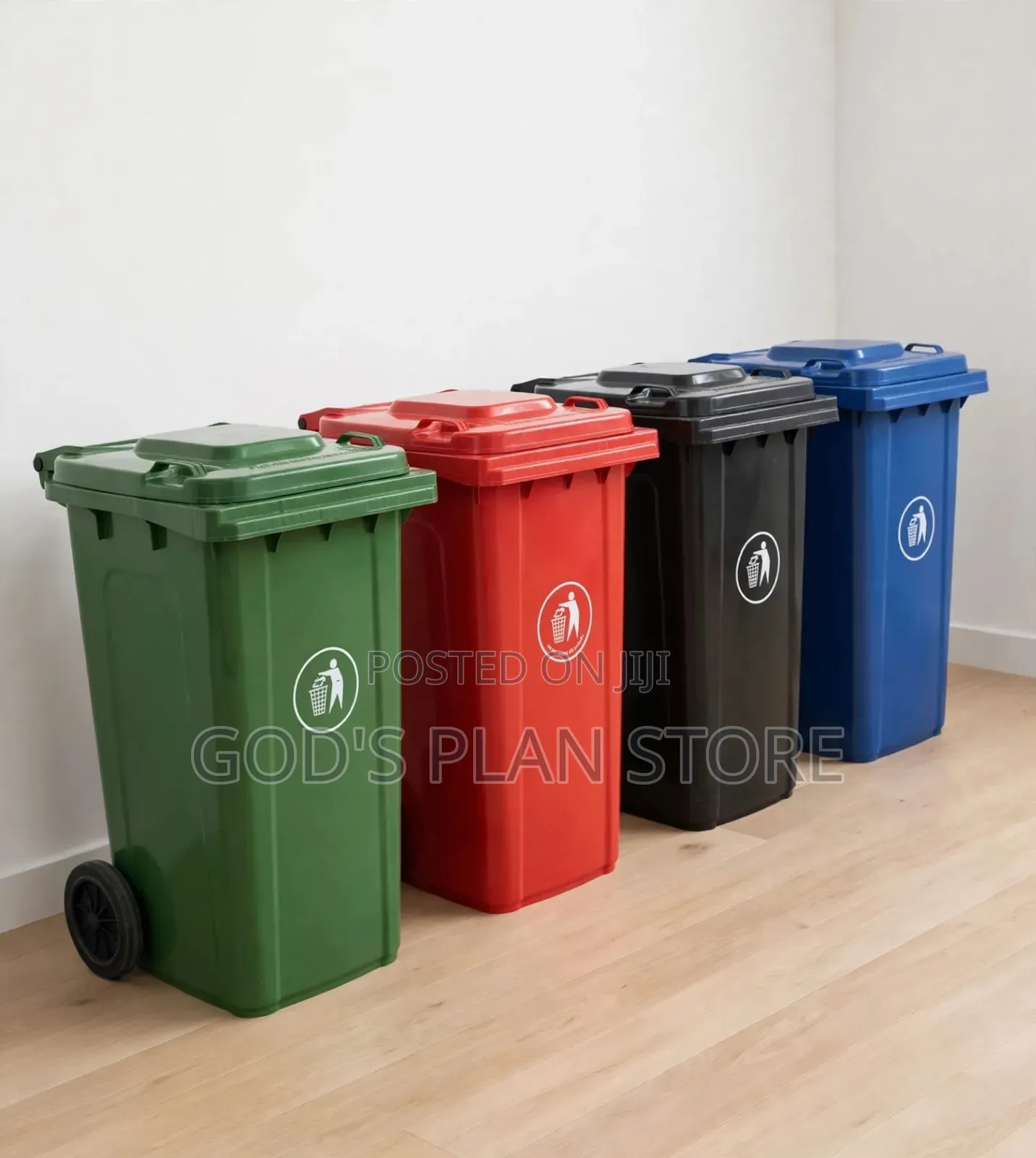 Events 240litres Plastic Dust Bins Plastic Dust Bins