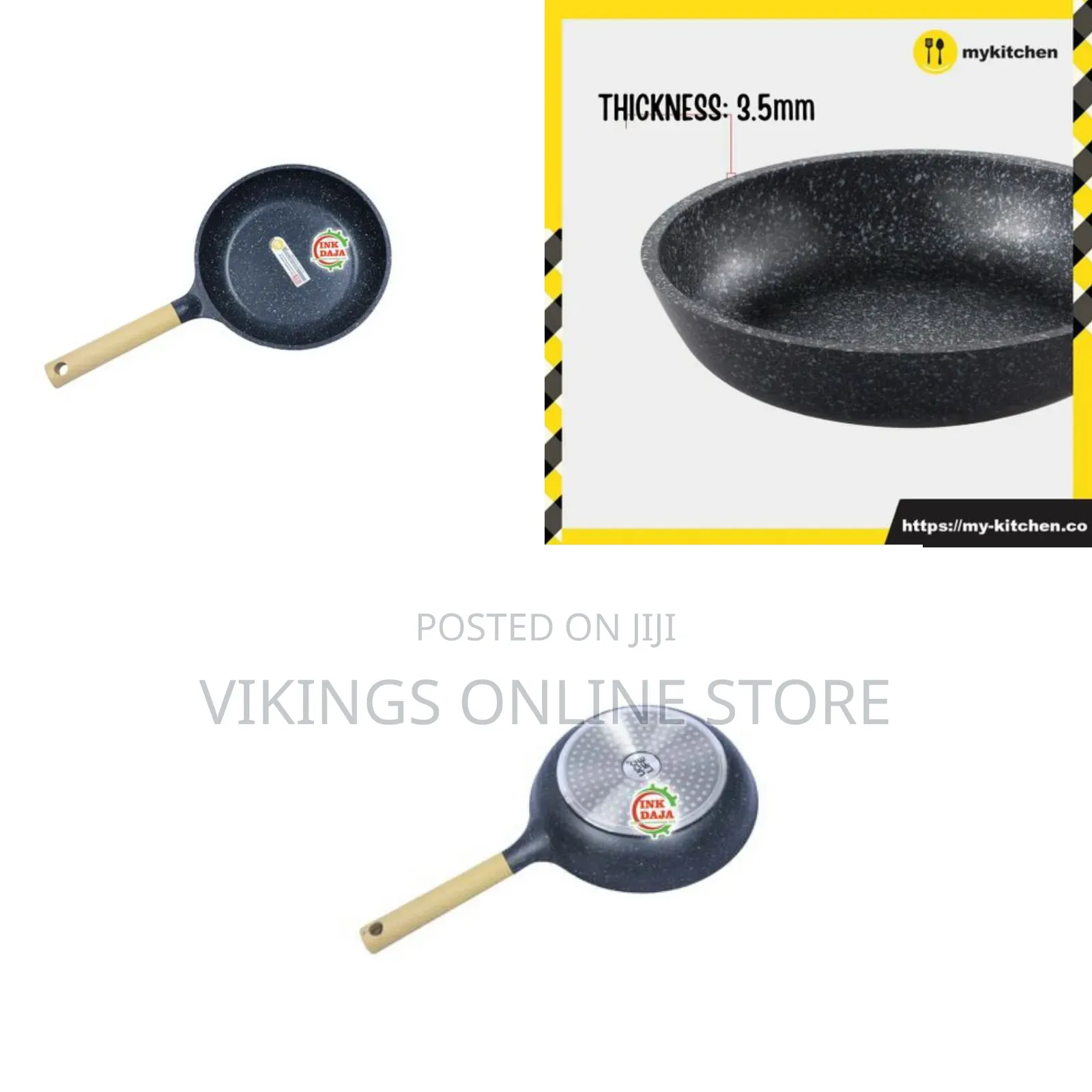 30CM Non Stick Ceramic Coated Frying Pan Kitchenware Cooking