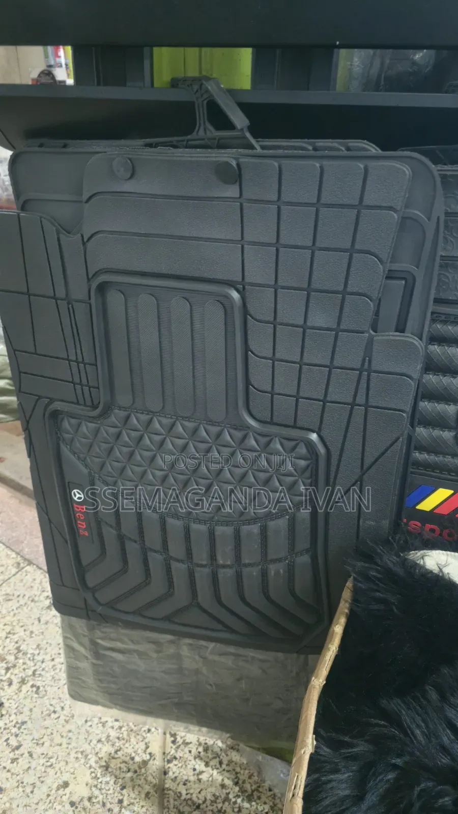 Benz Black Floor Mat/Carpet