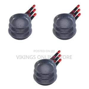 Jio 3 Pieces of Professional Granite Coating Omelet Frying Pan