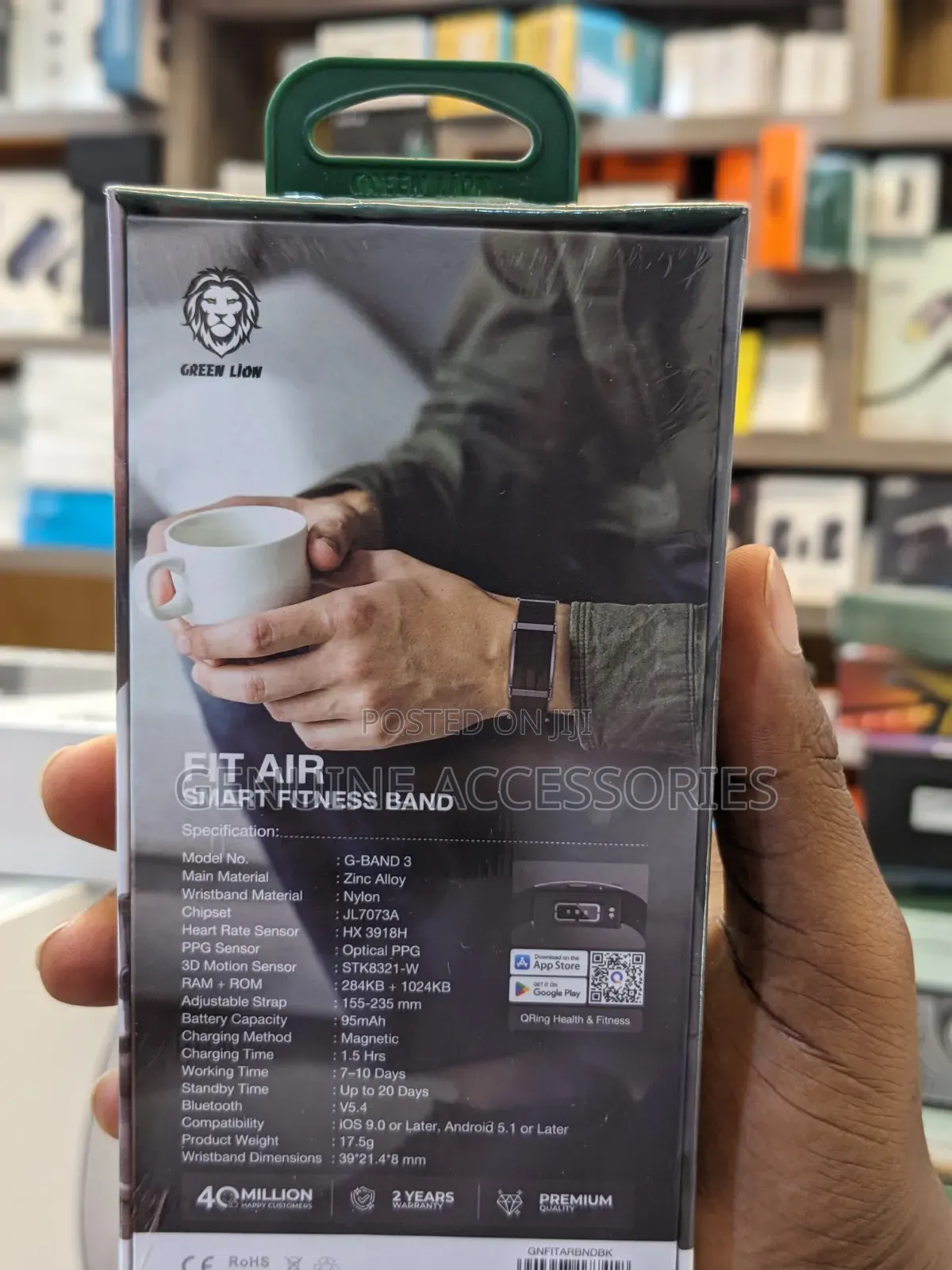 Green Lion Fit Air Smart Fitness Band