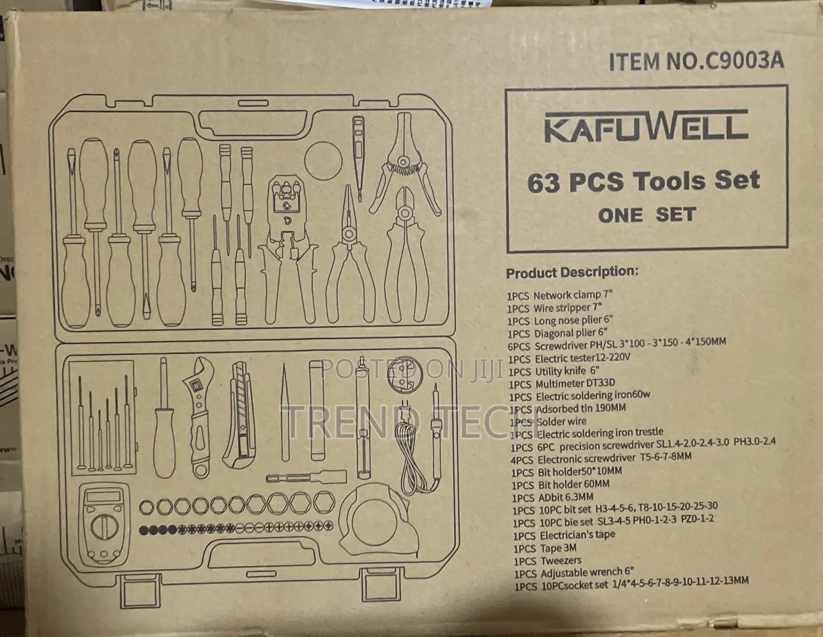 Kafuwell Tools Set