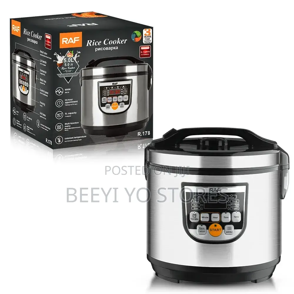RAF R.178 900W 5L Digital Multi-Function Rice Cooker