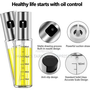 Handheld Kitchen Oil Dispenser Bottle and Cooking Spray Mister