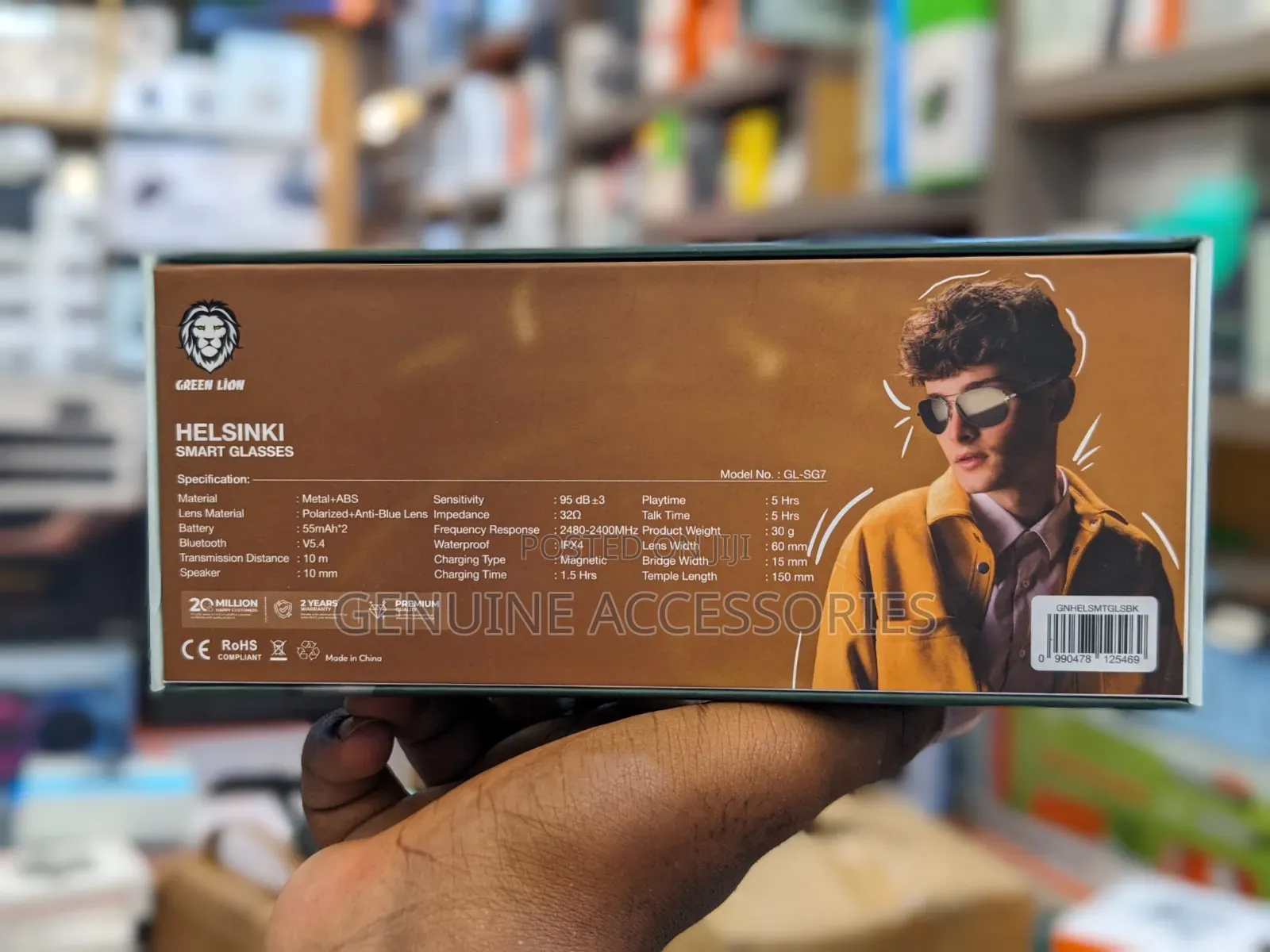 Green Lion Helsinki Smart Glasses With Bluetooth