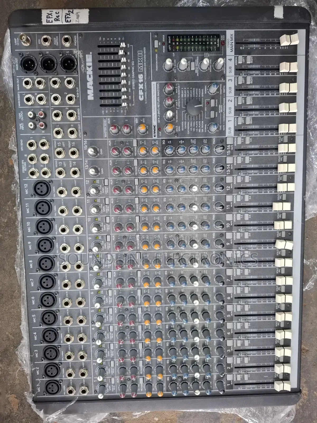 Mackie Cfx16 Sound Mixer