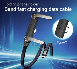 2-in-1 Invisible Holder Charger Cable With Stand, 240W Super Fast