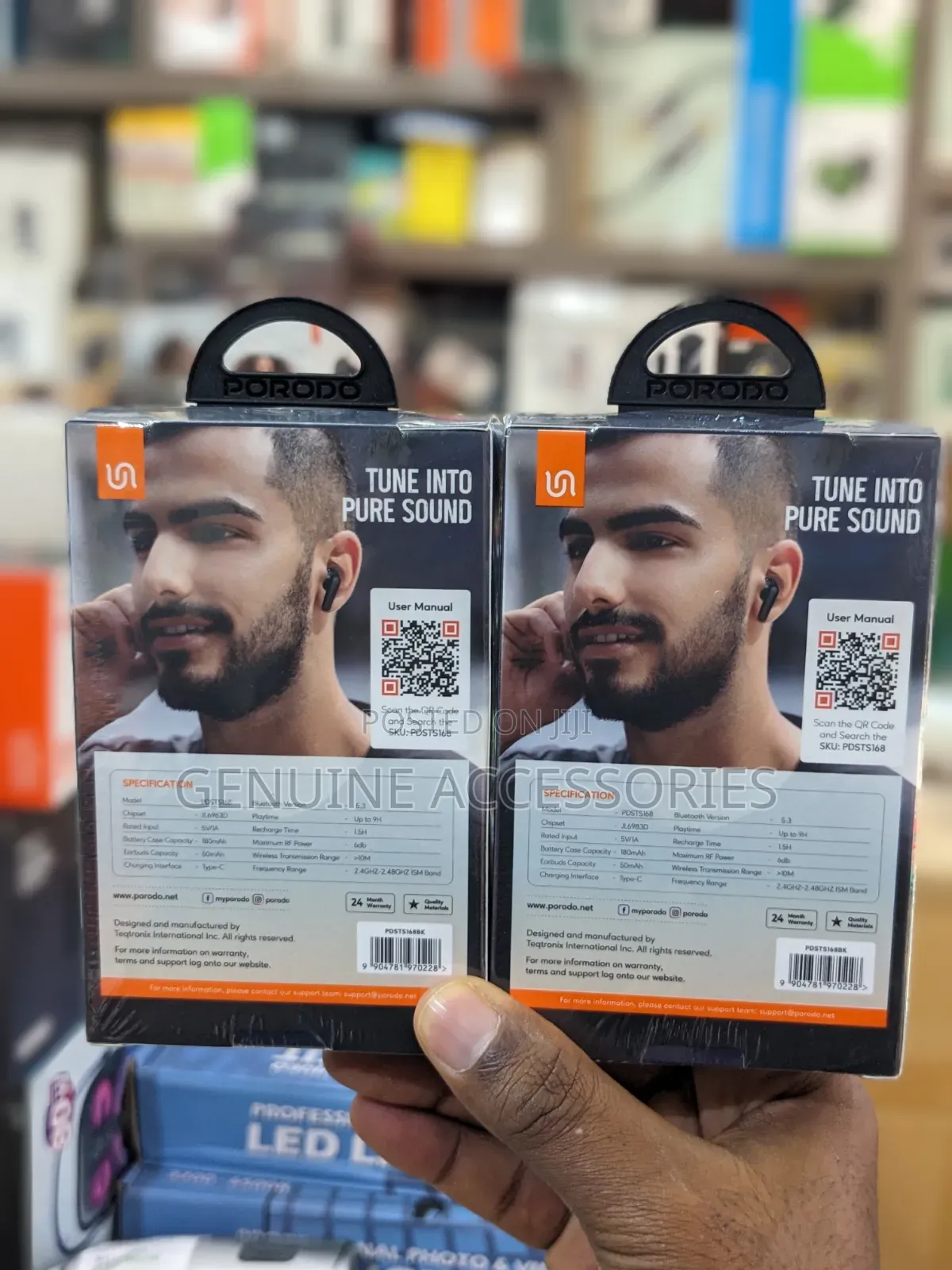 Porodo Soundtec Vibe Wireless Earbuds With Voice Assistant