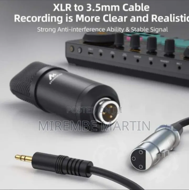MAONO Au-A03 Condenser XLR Microphone Kit Podcast Mic With Boom