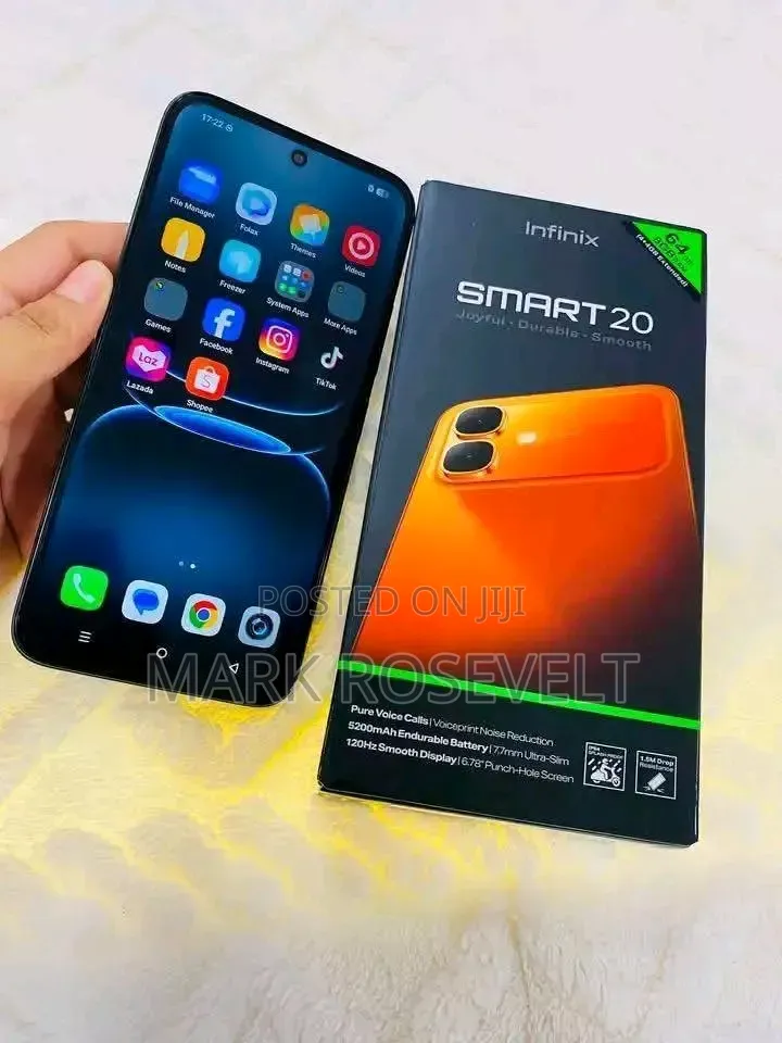 New Infinix Smart 20 128 GB Silver