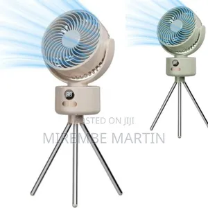 Camping Fan Rechargeable Standing Fan With Tripod Legs Energy-