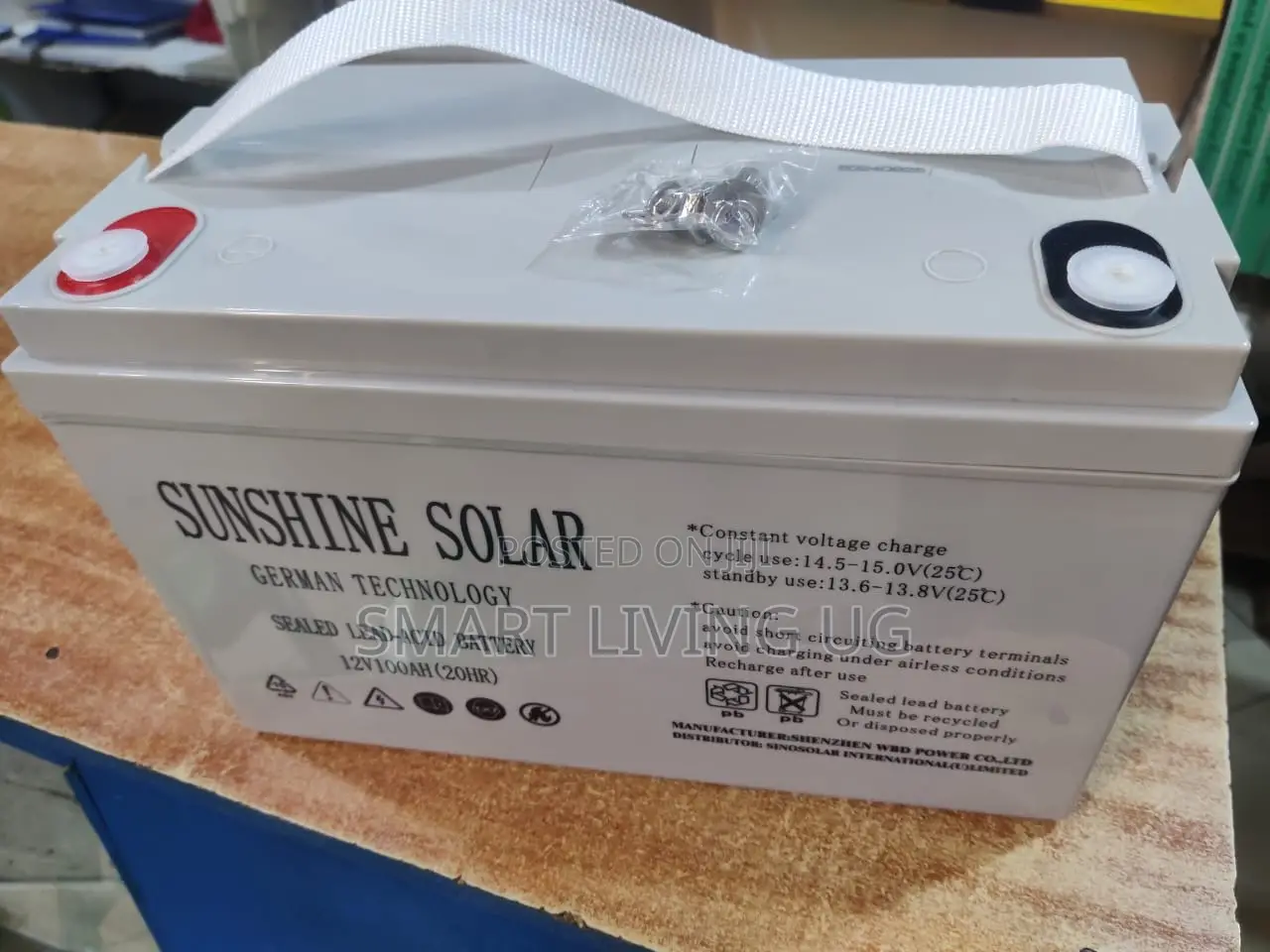 100Ah Sunshine Solar Battery – Reliable Backup Power