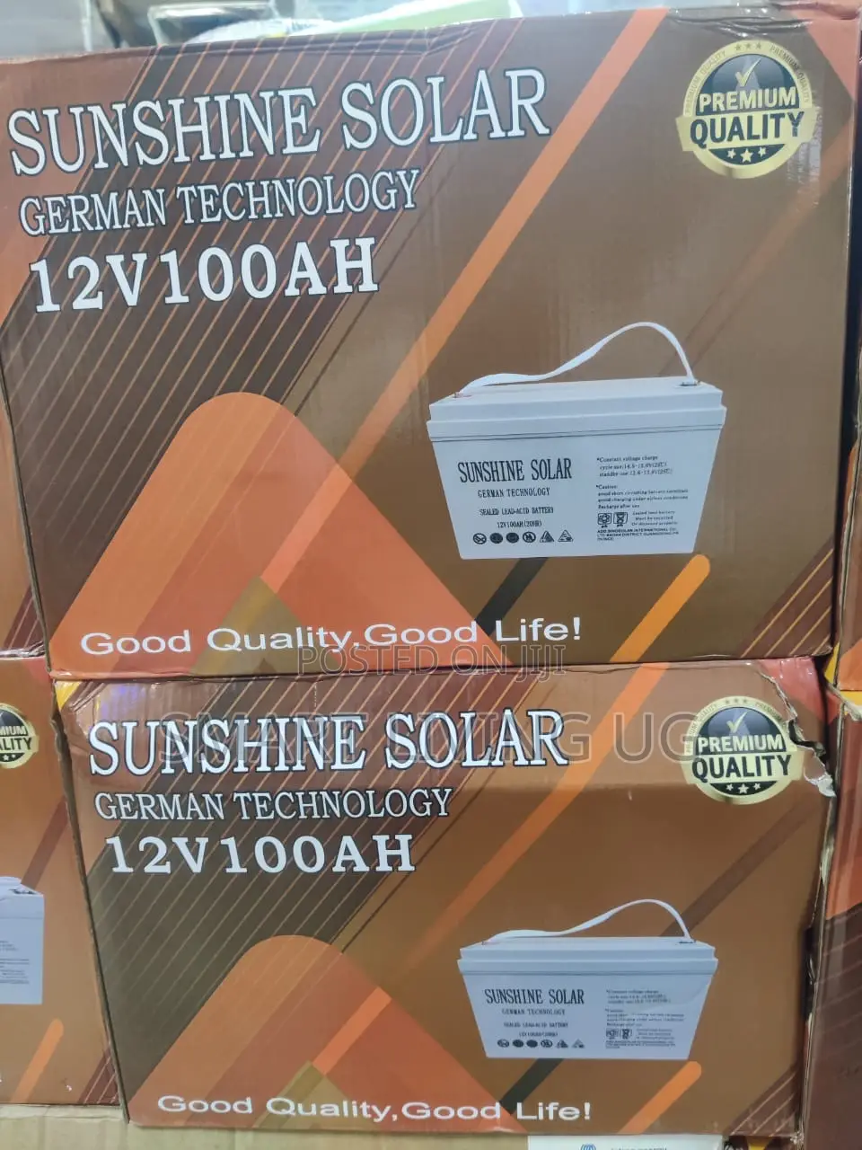 100Ah Sunshine Solar Battery – Reliable Backup Power