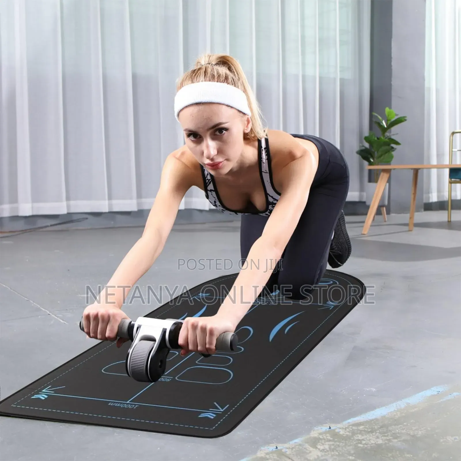 Non-Slip, Exercise Abdominal Abs Roller Knee Mat