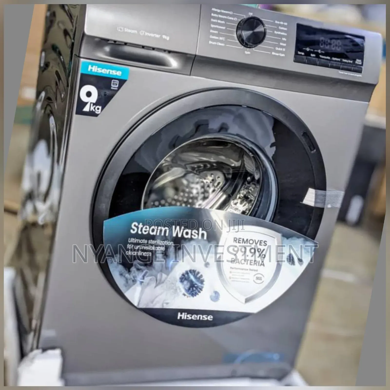 9kg Hisense Washing Machine Front Loader.