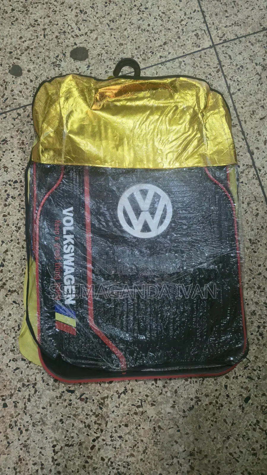 Volkswagen Floor Carpets/Mat in Red White