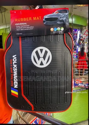 Volkswagen Floor Carpets/Mat in Red White