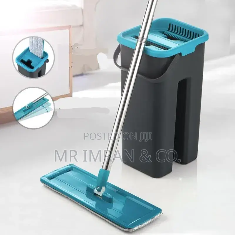 Self-Cleaning Flat Mop and Bucket