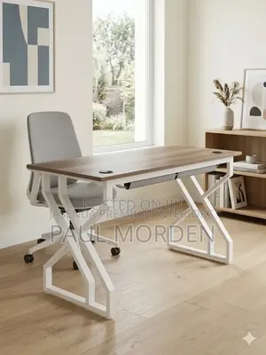 Office Desk 1.4m X-Frame Heavy Duty | Office Table Free Delivery