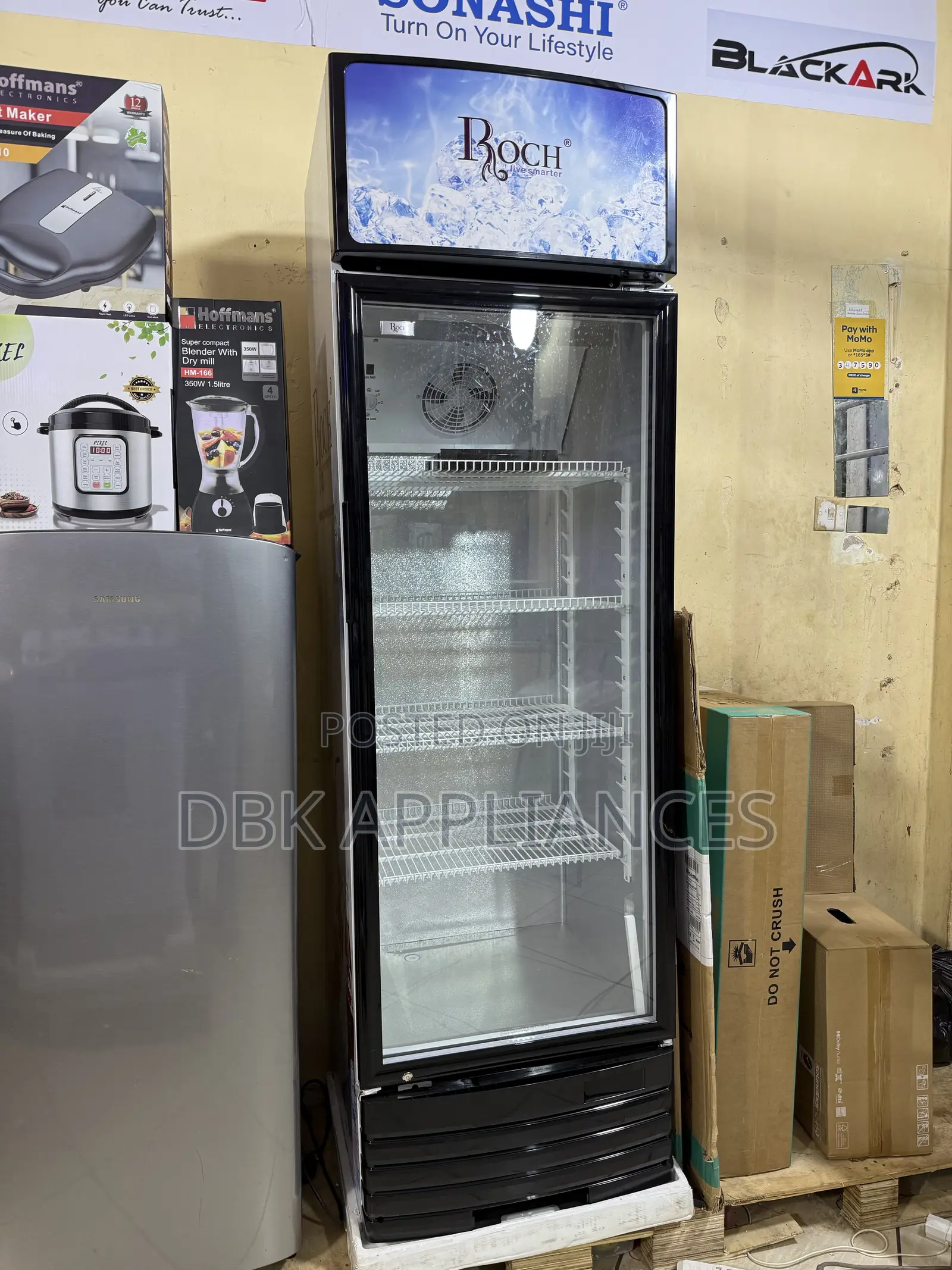 Roch 410l Chiller Display Refrigerator for Business