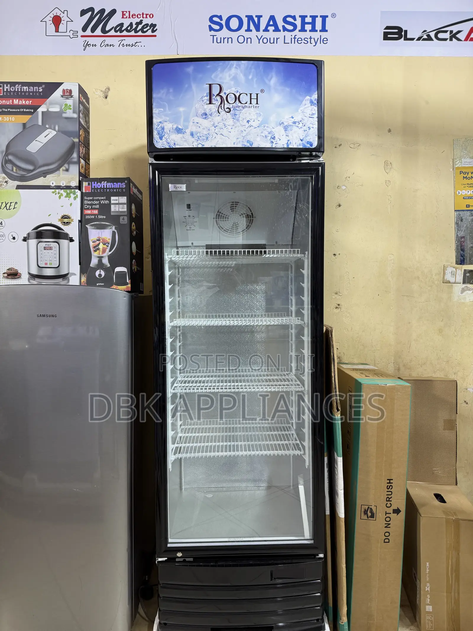 Roch 410l Chiller Display Refrigerator for Business