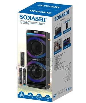 Sonashi Dual 6.5" Rechargeable Bluetooth Speaker