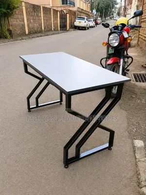Office Desk 1.2m X-Leg Metal Frame | Computer Table Free Delivery