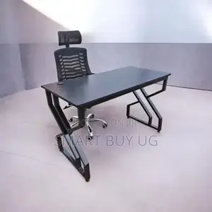 Office Desk 1.2m Black Industrial | Office Table Pay on Delivery