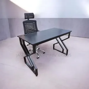 Office Desk 1.2m Black Industrial | Office Table Pay on Delivery