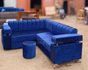 Navy Blue Sofa Set