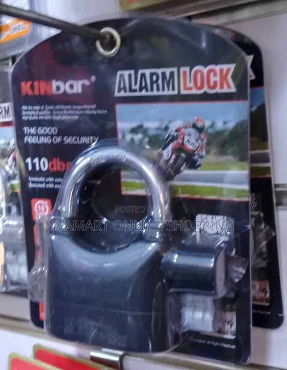 KINBAR Alarm Padlock - Black