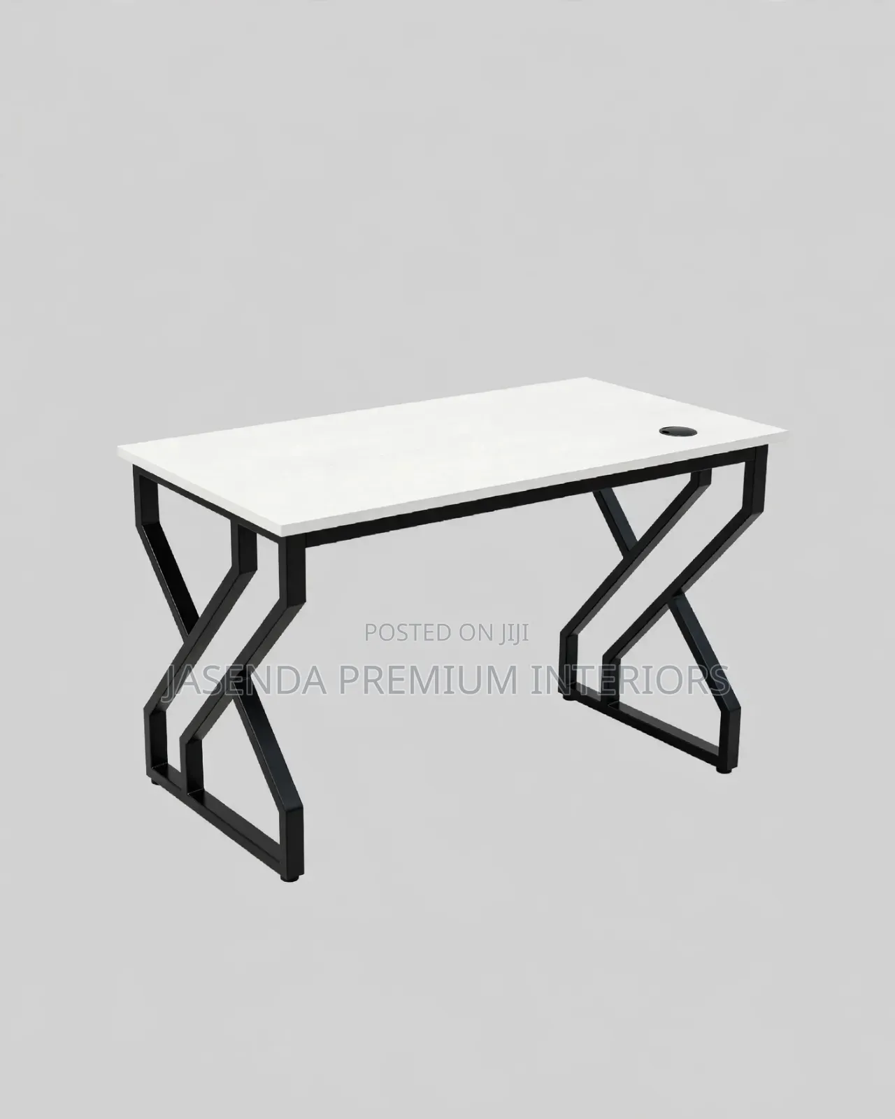 Modern Office Desk 1.2m White Top | Computer Table Free