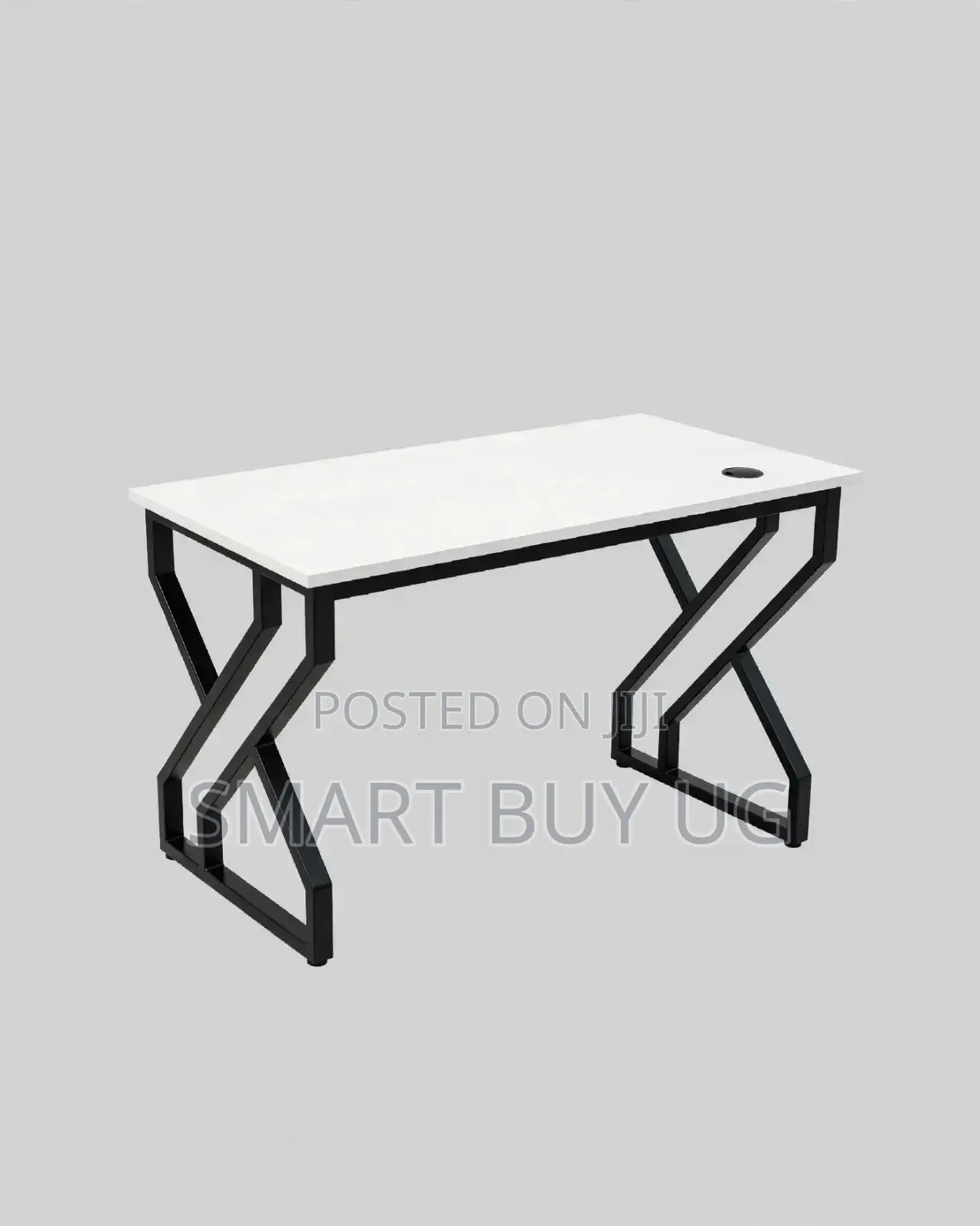 Modern Office Desk 1.2m White Top | Computer Table Free