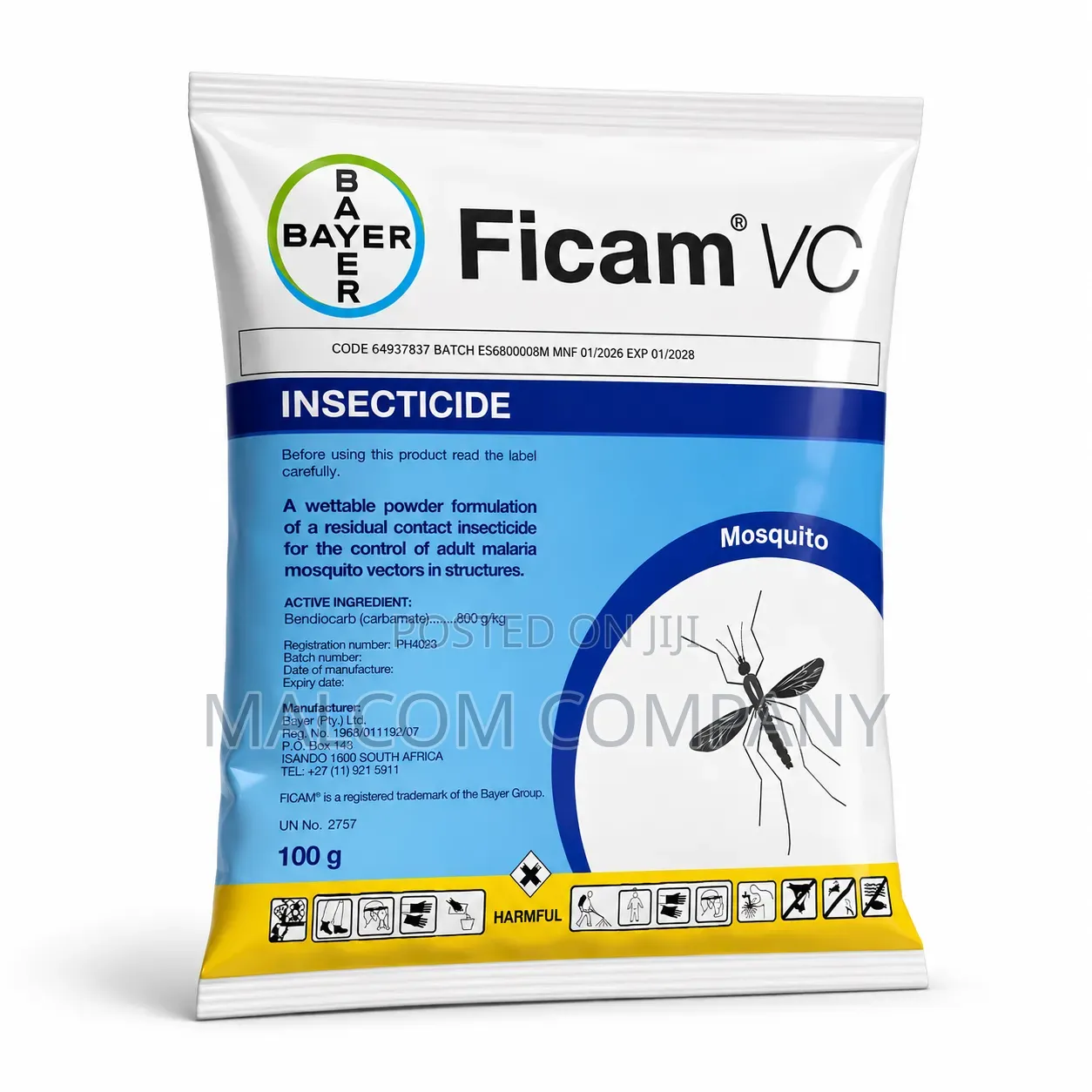 Ficam Vc a Mosquitoes Insecticides From Bayer 100g