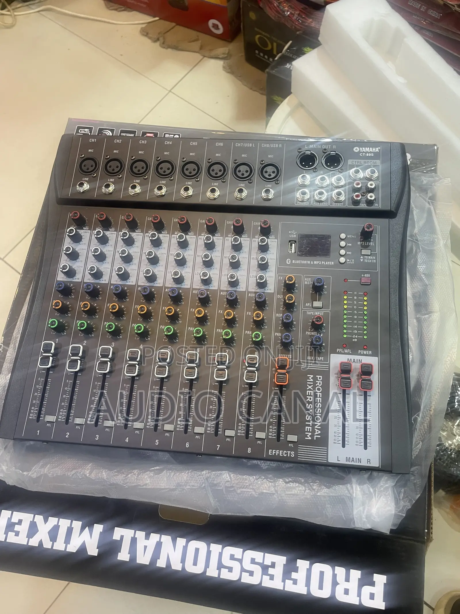 Unique 8 Channel Live Mixer