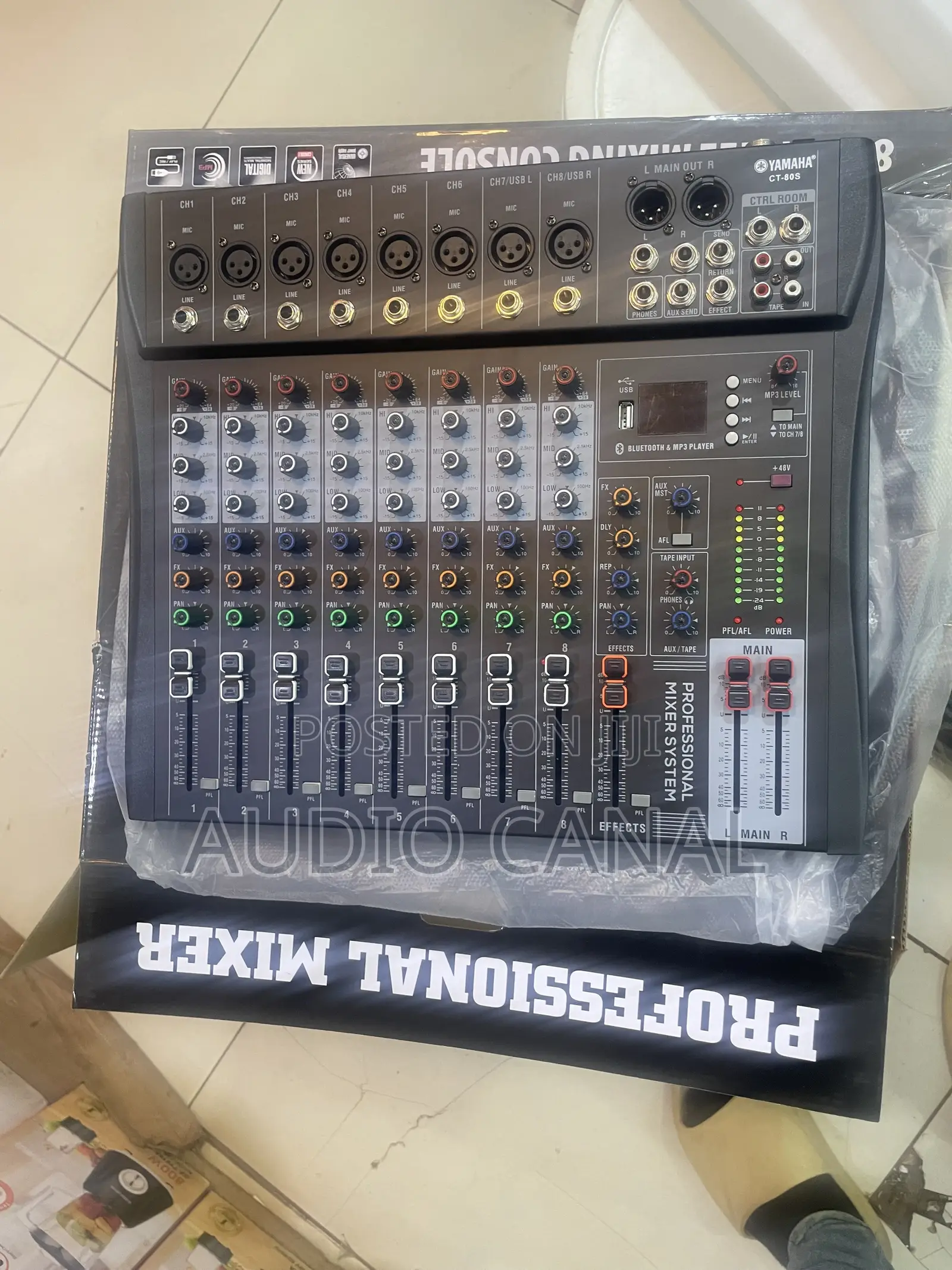 Unique 8 Channel Live Mixer