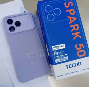 New Tecno Spark 50 128 GB Purple