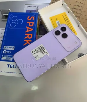 New Tecno Spark 50 128 GB Purple