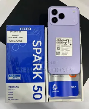 New Tecno Spark 50 128 GB Purple