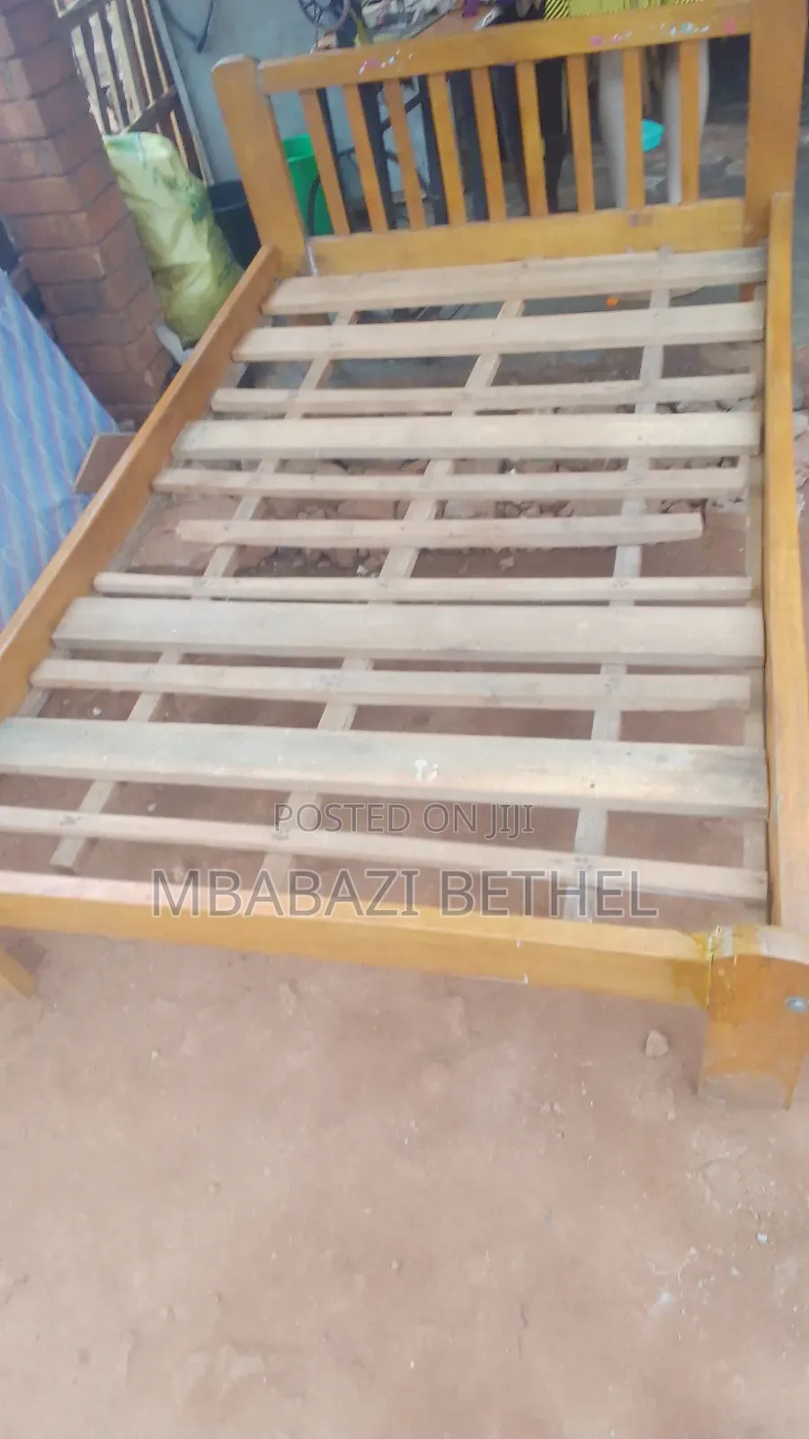 Used 4by6 Wooden Bed on Sale