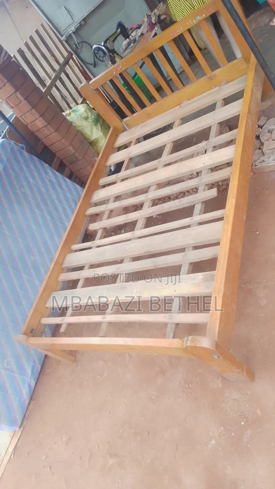 Used 4by6 Wooden Bed on Sale