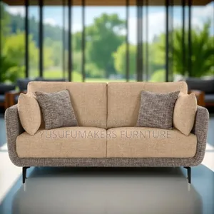 Two Seater Sofa With Fibre Pillow