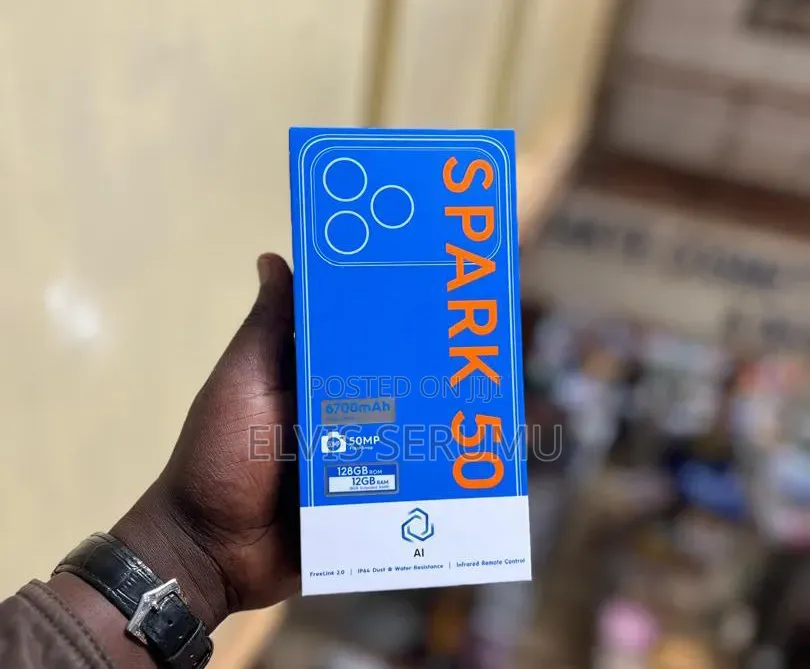 New Tecno Spark 50 128 GB Black