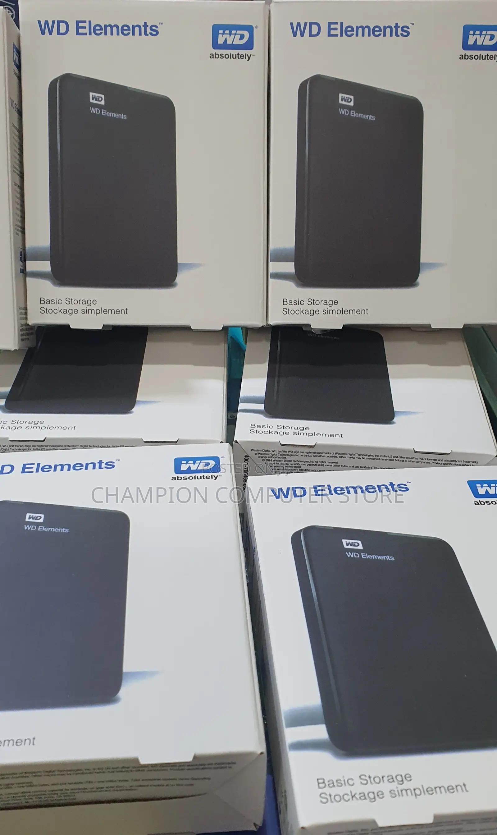 Western Digital WD Elements External Hard Disk Casing USB 3.0 SATA Enc