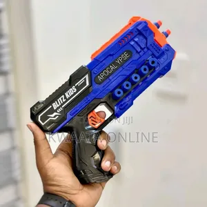 Kids' Foam Dart Shooting Toy Gun With 12 Darts Soft Bullets