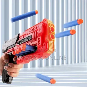 Kids' Foam Dart Shooting Toy Gun With 12 Darts Soft Bullets