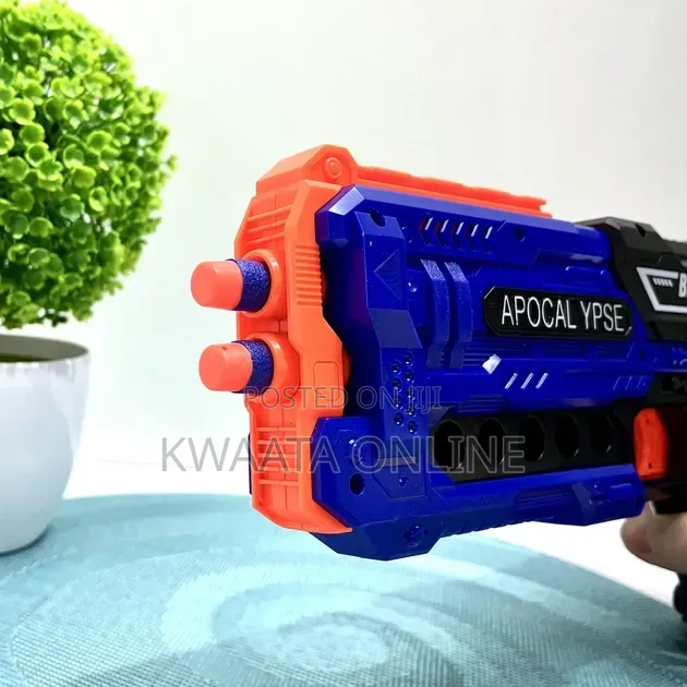 Kids' Foam Dart Shooting Toy Gun With 12 Darts Soft Bullets